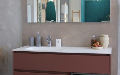 Composizione mobile bagno a terra